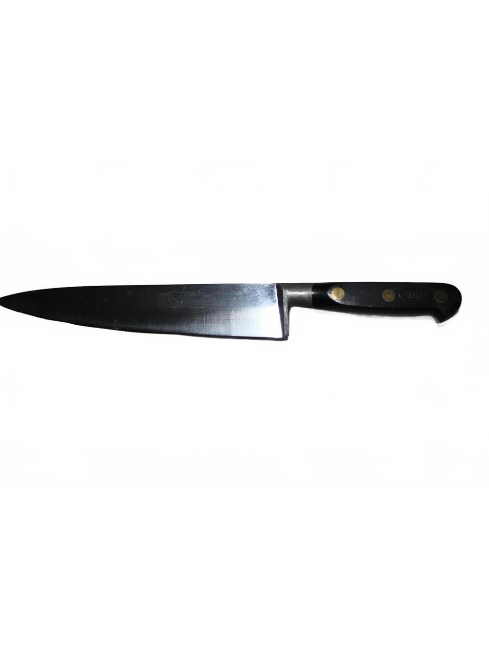 SABATIER Vintage 2 Lions Professional 8 Inch Carbon Chef Knife France Slicer